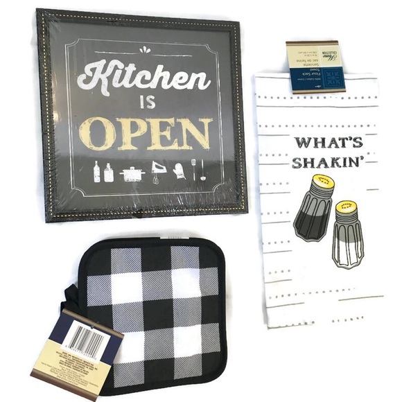 No Brand - Generic Other - Kitchen Is Open 5 Piece Set  New With Tags NWT